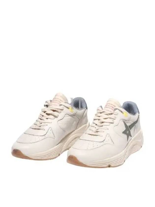 Men's Star Patch Running Low Top Sneakers White Green - GOLDEN GOOSE - BALAAN 2