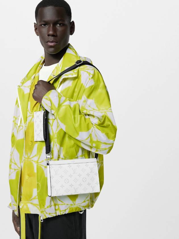 Gaston Taigarama Cross Bag White - LOUIS VUITTON - BALAAN 6