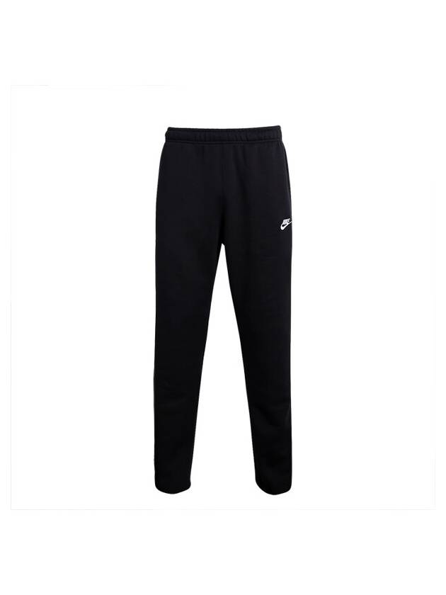 Mens NSW Club Open Ham Jersey Pants Black - NIKE - BALAAN 1