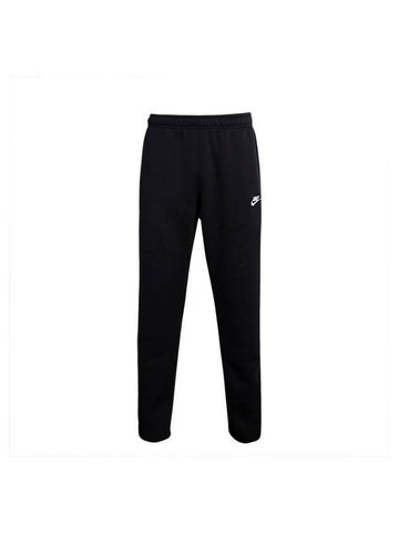 Men's NSW Club Jersey Track Pants Black - NIKE - BALAAN 1