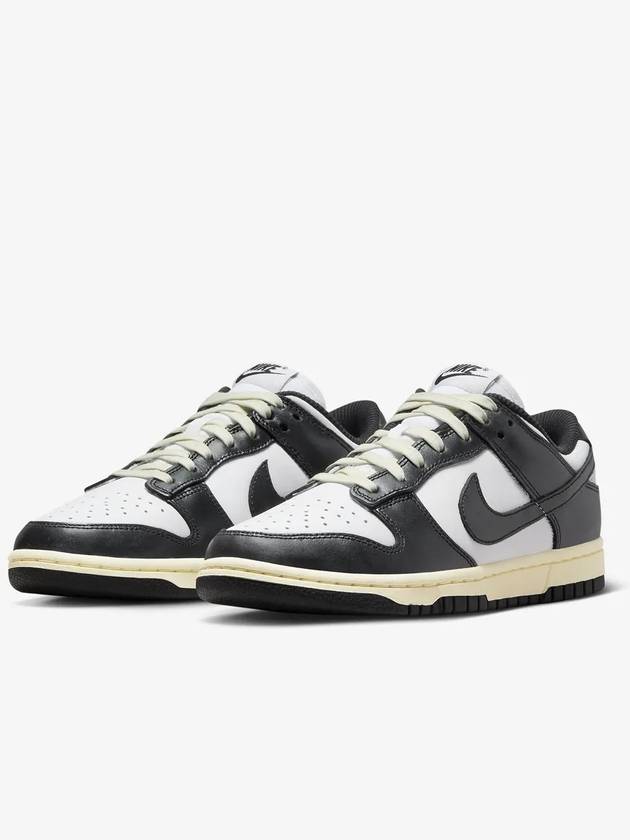 Dunk Low Vintage Panda Low Top Sneakers Black - NIKE - BALAAN 2