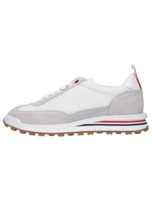 White Nylon Tech Sneakers - THOM BROWNE - BALAAN 1