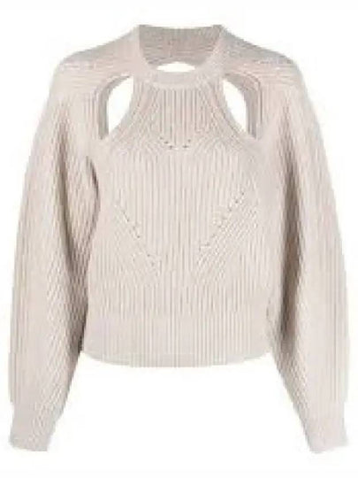 Women's Palma Cutout Knit Top Beige - ISABEL MARANT - BALAAN 2