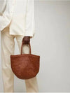 GRACE Grace Brown Woven Small Basket Bag - DRAGON DIFFUSION - BALAAN 2