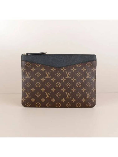 Monogram Daily Pouch Clutch Bag Black M62048 - LOUIS VUITTON - BALAAN 1