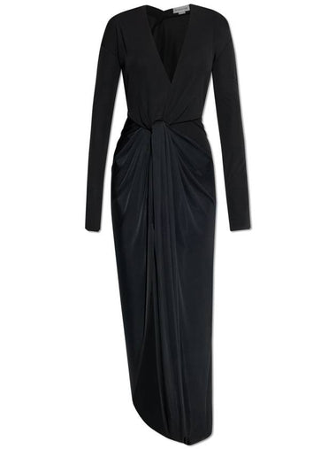 Victoria Beckham Long Sleeve Dress, Women's, Black - VICTORIA BECKHAM - BALAAN 1