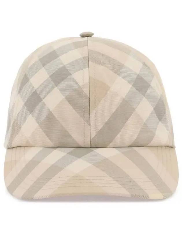 Check Ball Cap Beige - BURBERRY - BALAAN 2