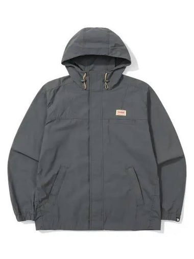 KODAK Color Eye Semi Overfit Hooded Jacket CHARCOAL - KODO - BALAAN 1