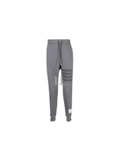 4 Bar Loopback Wool Track Pants Light Grey - THOM BROWNE - BALAAN 2