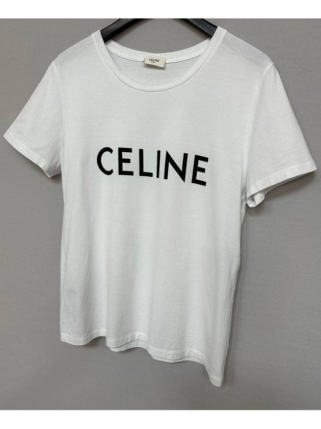 Logo Classic Cotton Short Sleeve Tee - CELINE - BALAAN 3