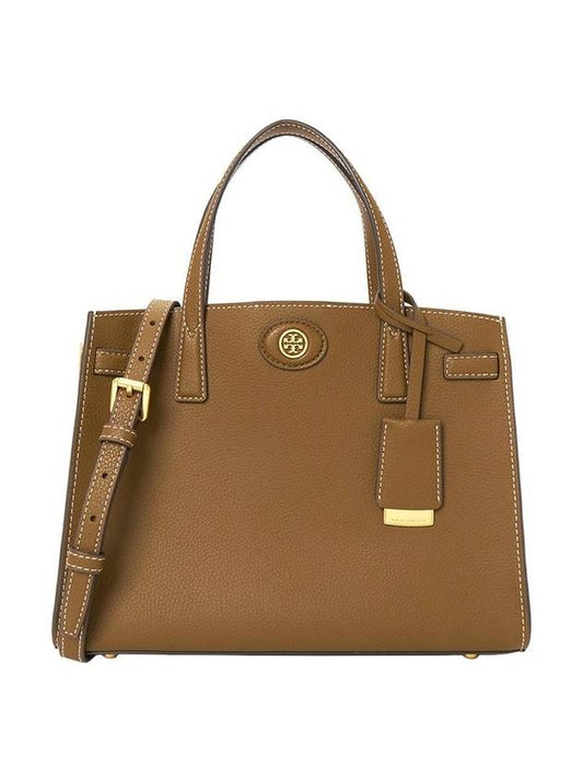 Robinson Small Tote Bag Brown - TORY BURCH - BALAAN 1