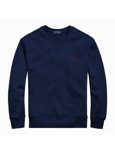 Kids Pony Embroidered Logo Sweatshirt Navy - POLO RALPH LAUREN - BALAAN 1