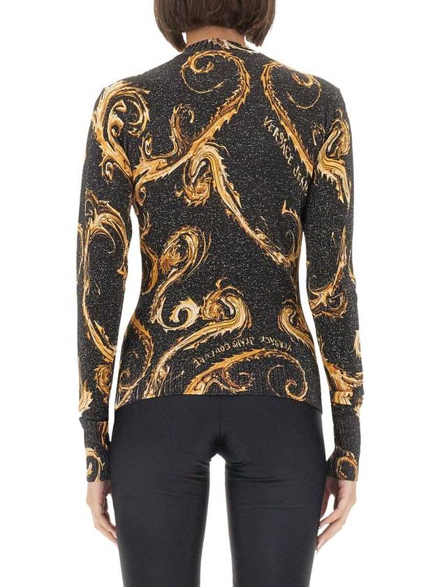 Versace Jeans Couture Lurex Knit T-Shirt - VERSACE - BALAAN 3