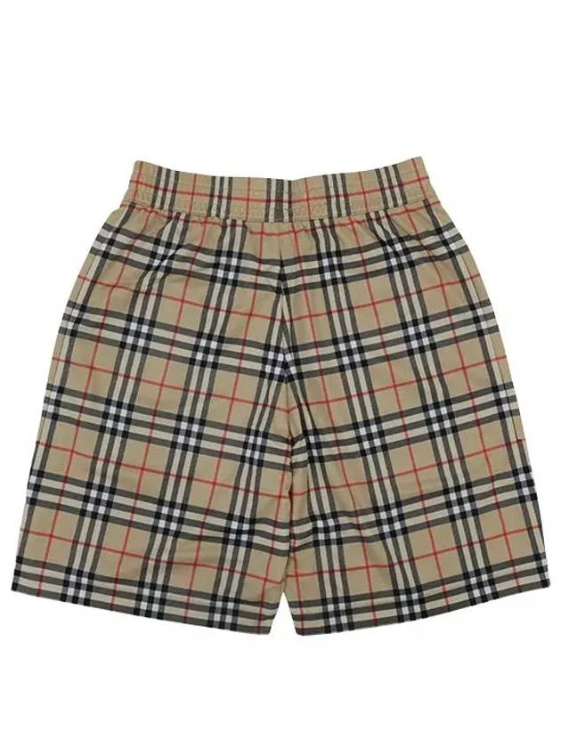 Vintage Check Technical Twill Shorts Beige - BURBERRY - BALAAN 5