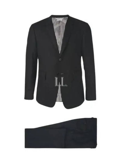 Men's Signature Classic Wool Suit Dark Grey - THOM BROWNE - BALAAN 2