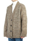 Botanical Dyed V-Neck Knit Cardigan Brown - MAISON MARGIELA - BALAAN 5