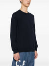 Cotton Crepe Knit Top Navy - CP COMPANY - BALAAN 4