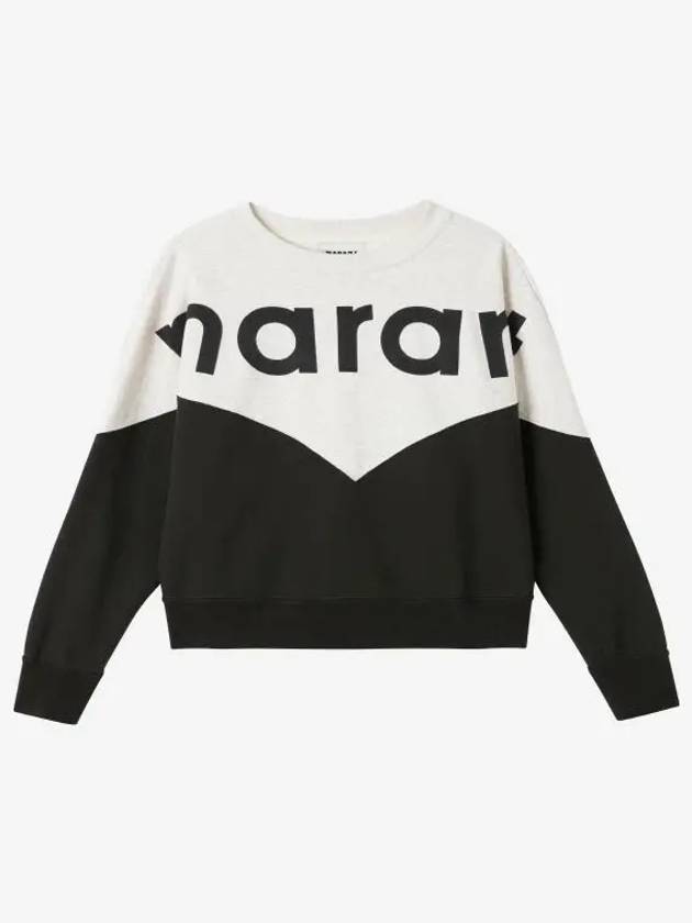 Houston two tone sweatshirt black SW0006FA A1M08E 02ra - ISABEL MARANT - BALAAN 1