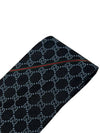 Monogram GG Logo Silk Tie Black - GUCCI - BALAAN 5