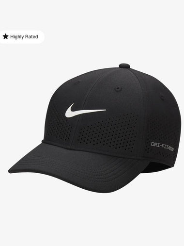 Golf Hat 24 Years Old Dry Fit ADV Swoosh Cap Rounding Black - NIKE - BALAAN 1