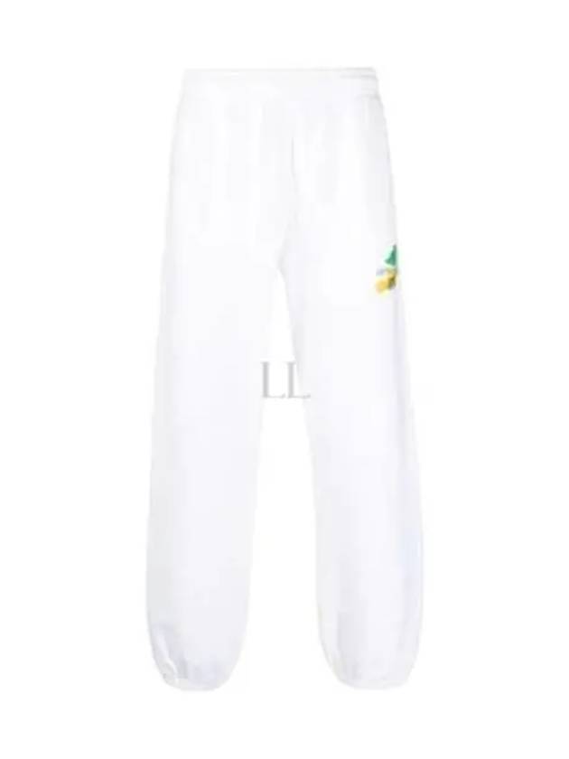 Men's Brush Arrow Track Pants White - OFF WHITE - BALAAN 2