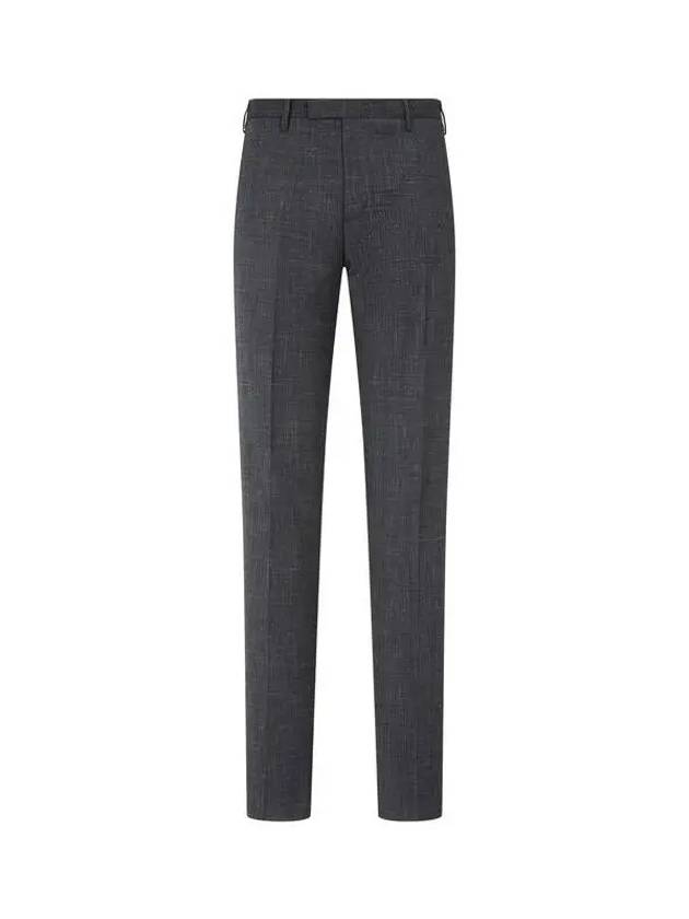 Men s Wool Linen Chris Pants Charcoal 271049 - EMPORIO ARMANI - BALAAN 1