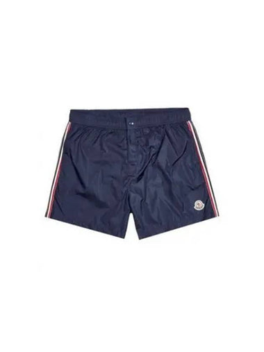 2C00021 53326 743 Logo Patch Swim Shorts 1221562 - MONCLER - BALAAN 1