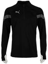 Team Final Training 1 4 Zip Long Sleeve 65737503 Black R - PUMA - BALAAN 4