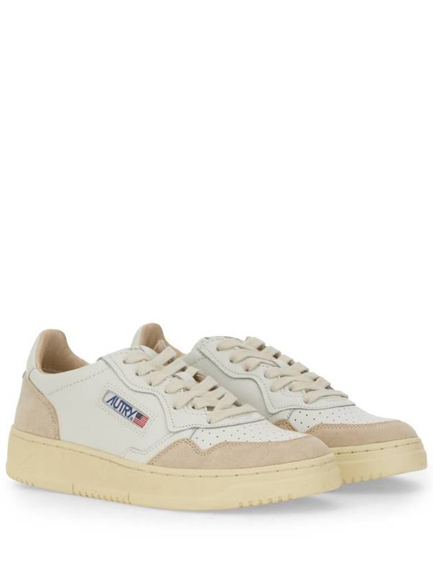 Medalist Goatskin Low Top Sneakers White - AUTRY - BALAAN 3