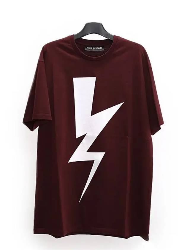 Bolt Big Thunder Short Sleeve T-Shirt Red - NEIL BARRETT - BALAAN 2