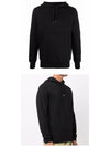 Men's Lens Wappen Fleece Hoodie Black - CP COMPANY - BALAAN 5