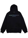 Gradient embossed back logo hood black - WOOYOUNGMI - BALAAN 2