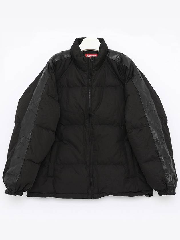 FW23J48 BLACK padded jacket - SUPREME - BALAAN 1