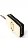 Snapshot Compact Logo Zipper Medium Wallet Ivory - MARC JACOBS - BALAAN 5