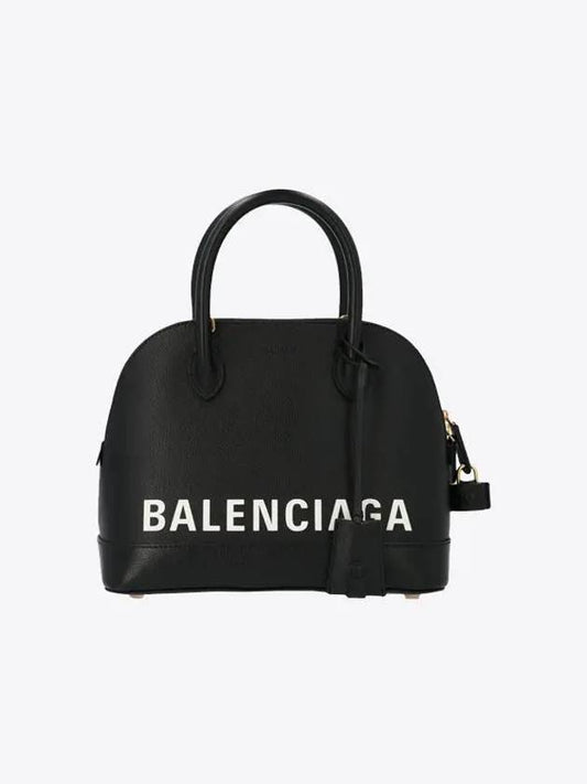 Ville Logo Tote Bag Black - BALENCIAGA - BALAAN 2