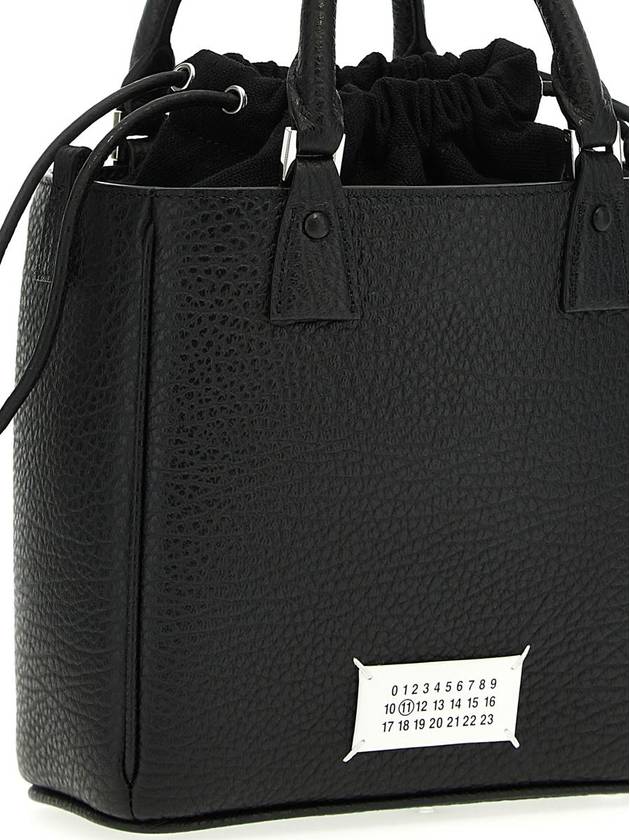 5AC Vertical Tote Bag Black - MAISON MARGIELA - BALAAN 4