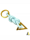 Triangle Nappa Key Holder Pale Blue - BOTTEGA VENETA - BALAAN 2