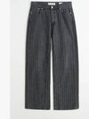 Pants W2245RT WASHED GRAY TORINO STRIPE - OUR LEGACY - BALAAN 2