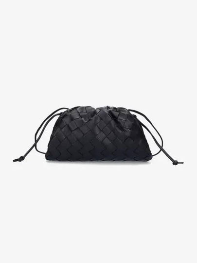 Intrecciato Mini Pouch Bag Black - BOTTEGA VENETA - BALAAN 2