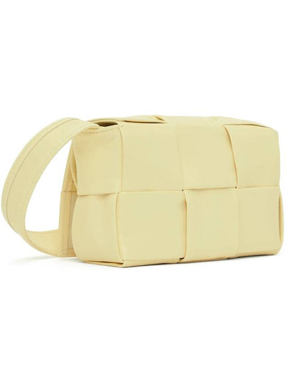 Cassette Small Leather Cross Bag Yellow - BOTTEGA VENETA - BALAAN 2