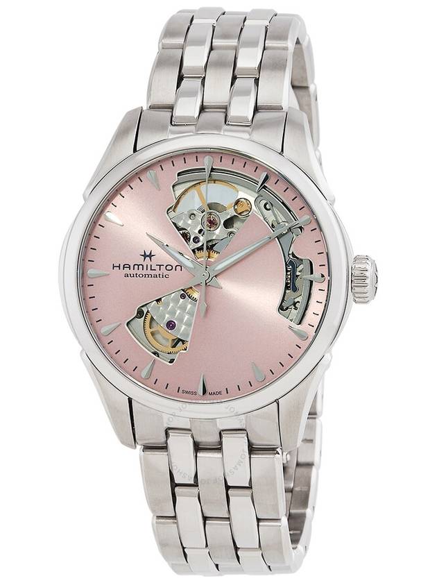 Hamilton Jazzmaster Automatic Pink Dial Ladies Watch H32215170 - HAMILTON - BALAAN 1