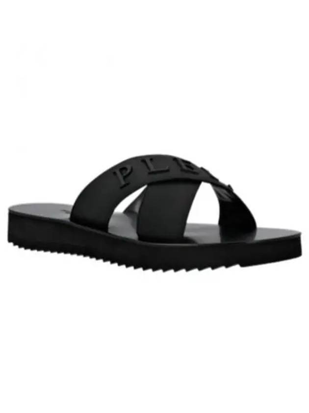 Logo Slippers Black - PHILIPP PLEIN - BALAAN 1