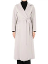 Max Mara Women s ELISA Long Coat Cream 2390110231600 099 - BURBERRY - BALAAN 2