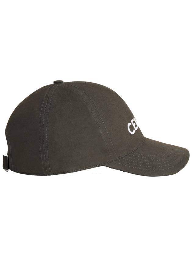 Logo Ball Cap Brown - CELINE - BALAAN 4