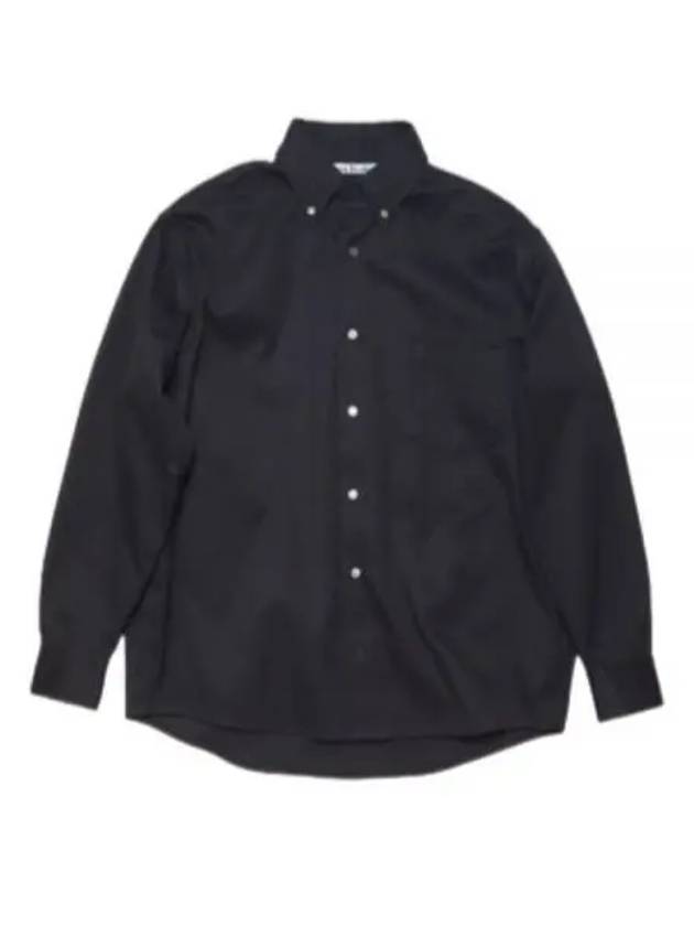 Button Up Over Long Sleeve Shirt Black - ACNE STUDIOS - BALAAN 2