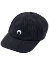 Moon Logo Baseball Cap A008ICONX WOTPL000100 - MARINE SERRE - BALAAN 10