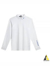 Men's Tour Tech Long Sleeve Polo Shirt White - J.LINDEBERG - BALAAN 2