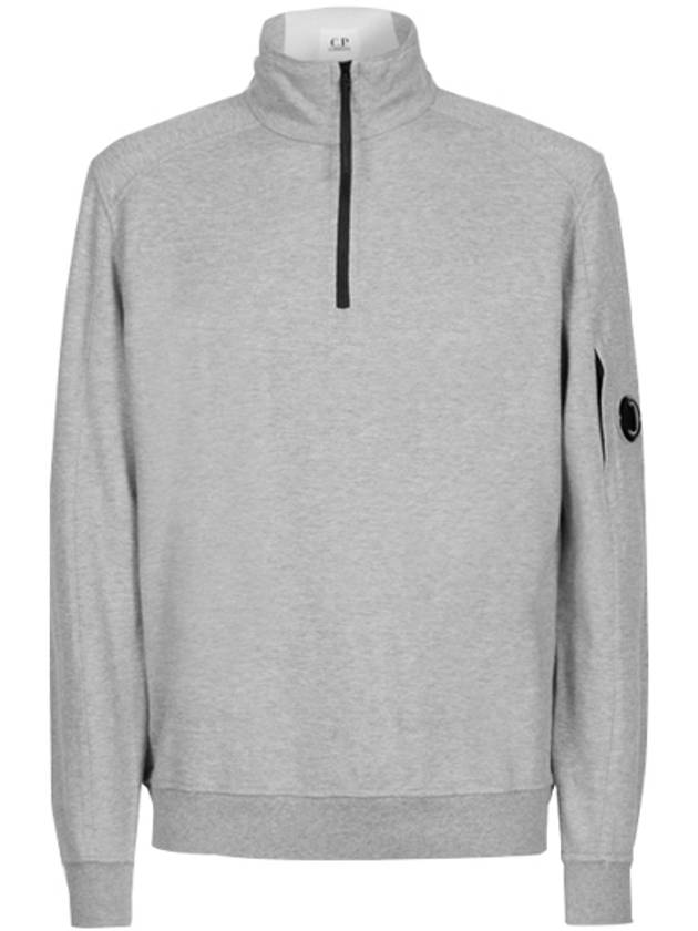 Lens Wappen Half Zip Sweatshirt Grey - CP COMPANY - BALAAN 2