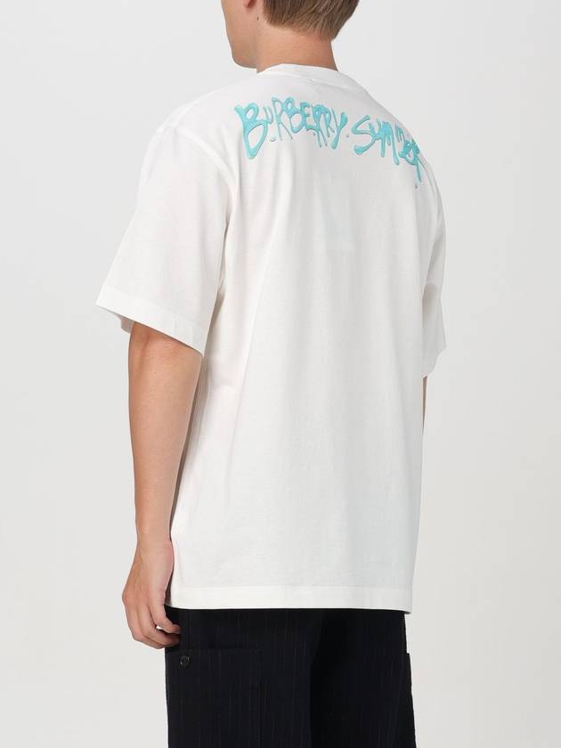 Frog crew neck cotton T-shirt - BURBERRY - BALAAN 4