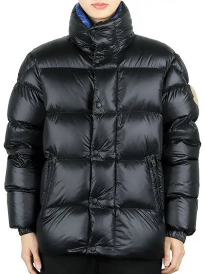 Men s DERVOS down padded jacket black blue 1A00188 595GJ 995 - MONCLER - BALAAN 2